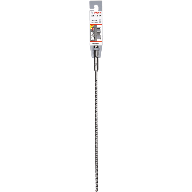 5 stk Bosch 4-skærs hammerbor SDS-plus-5X, 5,5x250/310 mm