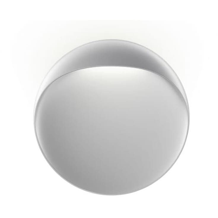Louis Poulsen Flindt vägglampa utomhus, aluminium, Ø30 cm