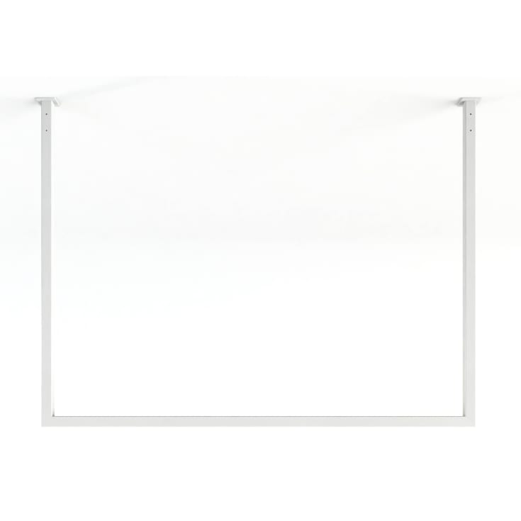 Metallbude Rubi tøjstativ, 60x60 cm, hvid