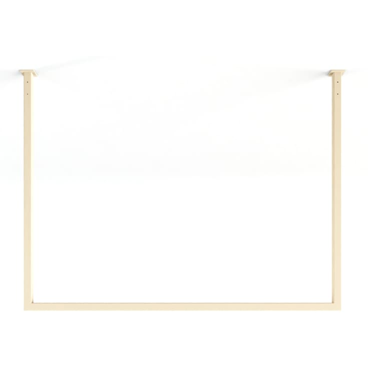 Metallbude Rubi tøjstativ, 60x60 cm, beige