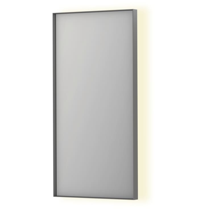 Sanibell INK SP32 LED spejl 40x80cm på børstet rustfri ramme