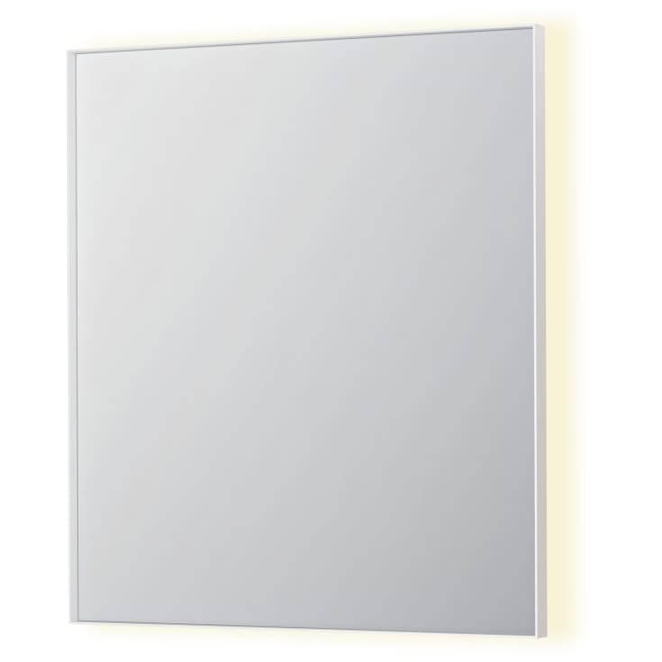 Sanibell INK SP32 LED spejl 70x80cm på mathvid ramme
