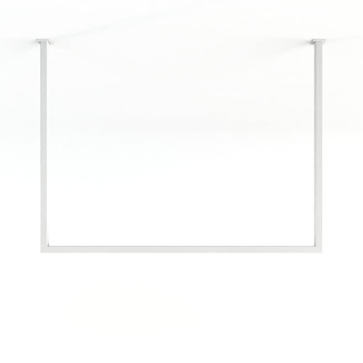 Metallbude Rubi tøjstativ, 60x120 cm, hvid