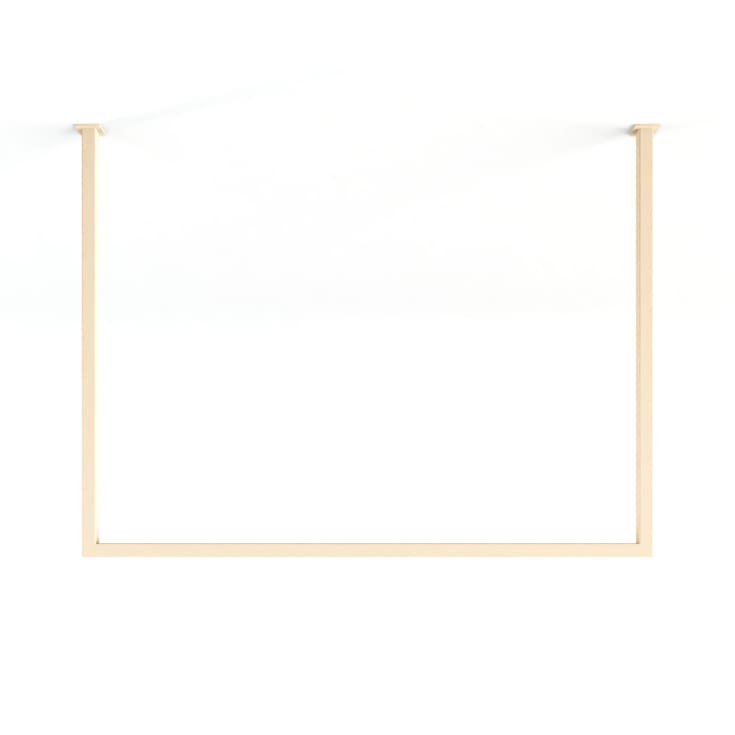 Metallbude Rubi tøjstativ, 80x100 cm, beige