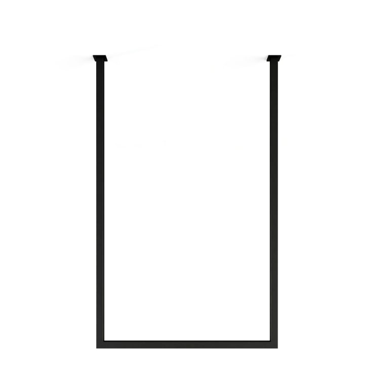 Metallbude Tensi håndklædeholder, 50 cm, sort