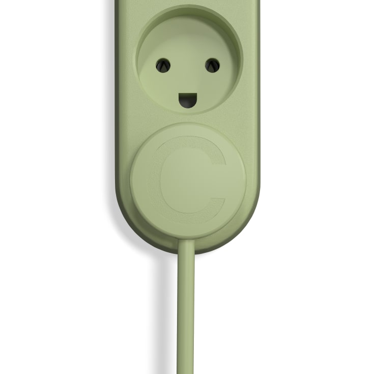 ColorCable stikdåse, grøn