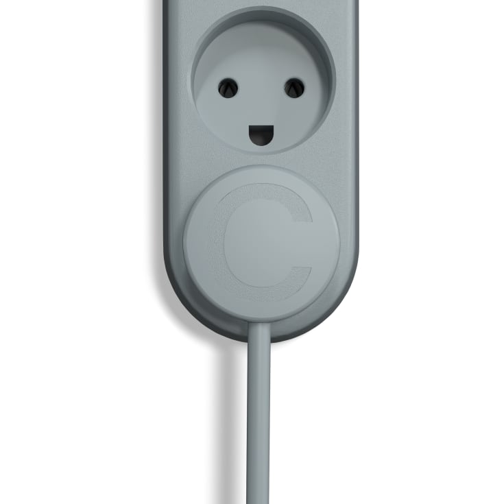 ColorCable stikdåse, grå