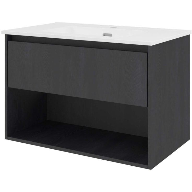 Sanibell Proline møbelpakke, 81x46 cm, sort eik