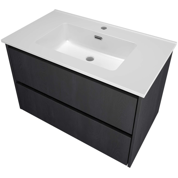 Sanibell Proline møbelpakke, 81x46 cm, sort eik