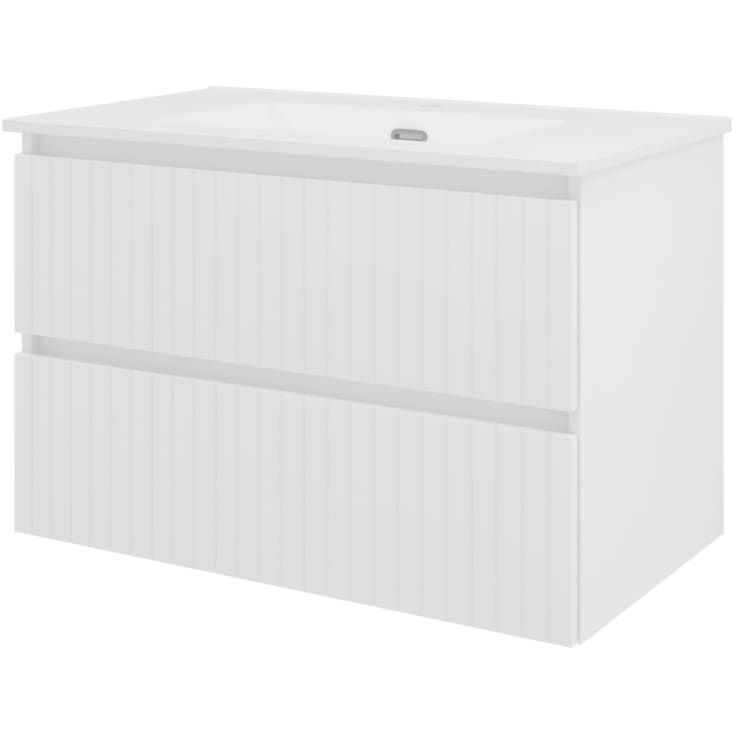 Sanibell Proline möbelpaket, 81x46 cm, matt vit