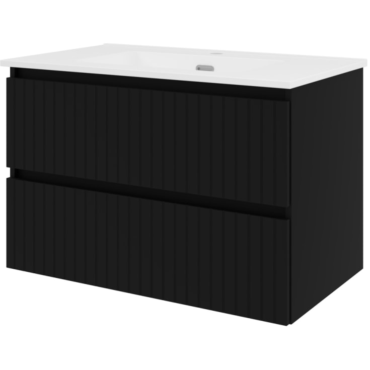 Sanibell Proline møbelpakke, 81x46 cm, matt sort