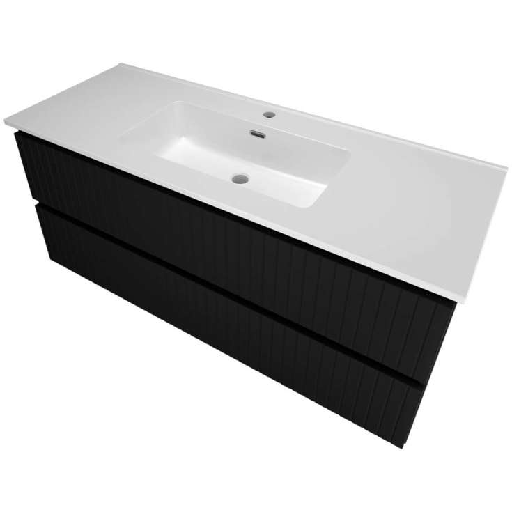 Sanibell Proline möbelpaket, 121x46 cm, matt svart