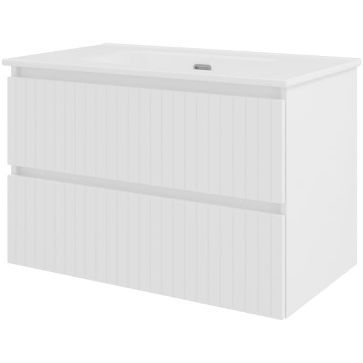 Sanibell Proline möbelpaket, 81x46 cm, vit högglans