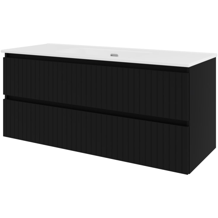 Sanibell Proline møbelpakke, 121x46 cm, matt sort