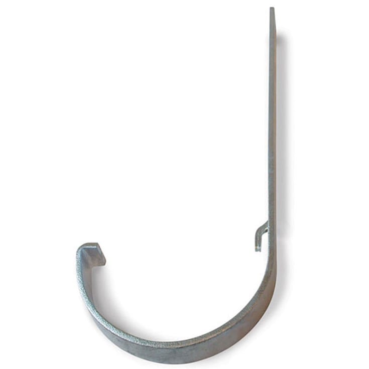 Plastmo rendejern nr. 10, kort, galvaniseret