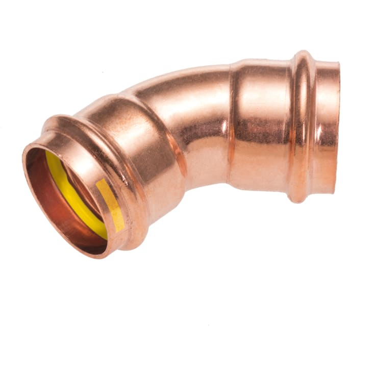 5 stk >B< PRESS GAS CU 28 BØJ 45 2MF