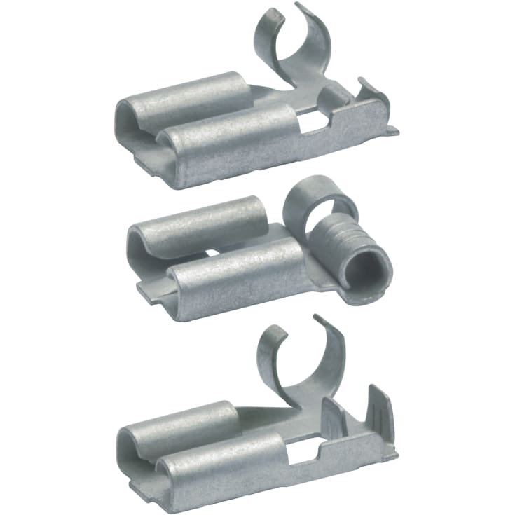 100 stk Spademuffe 6,3 x 0,8 mm 0,5-1 mm² ledertilslutn på siden type B