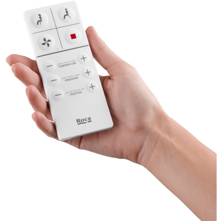 Roca Inspira In-Wash douchetoilet, uden skyllekant, hvid