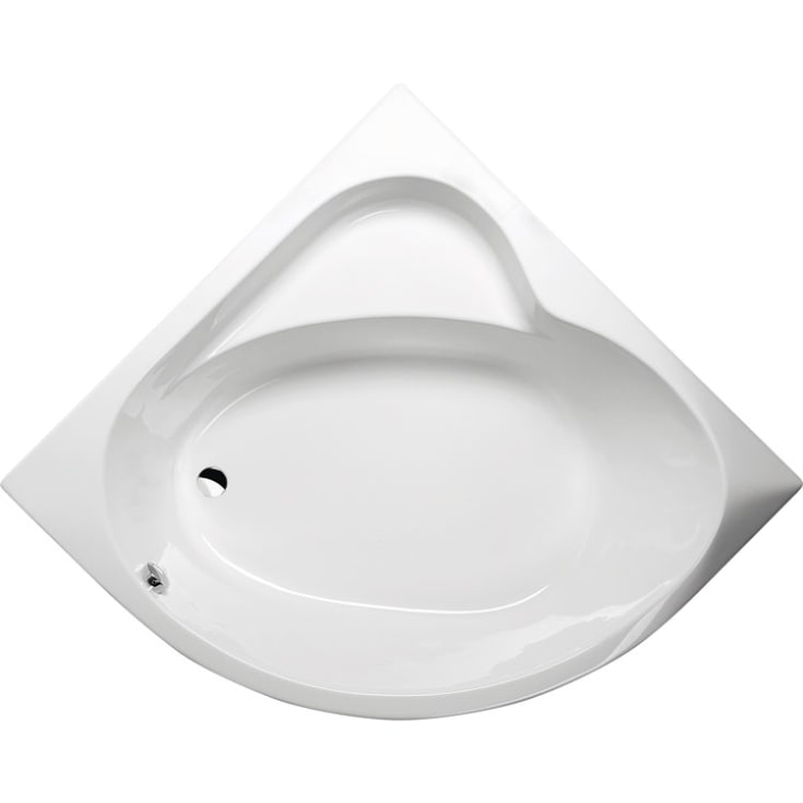 Royal Sigrid C3 spabad, 130x130 cm, hvid