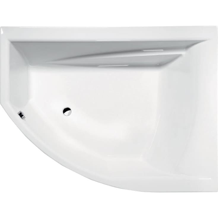 Royal Thilde C3 spabad, 170x130 cm, højre, hvid