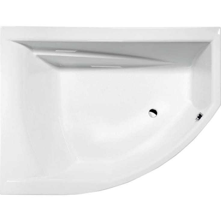 Royal Thilde C4K spabad, 170x130 cm, venstre, hvid