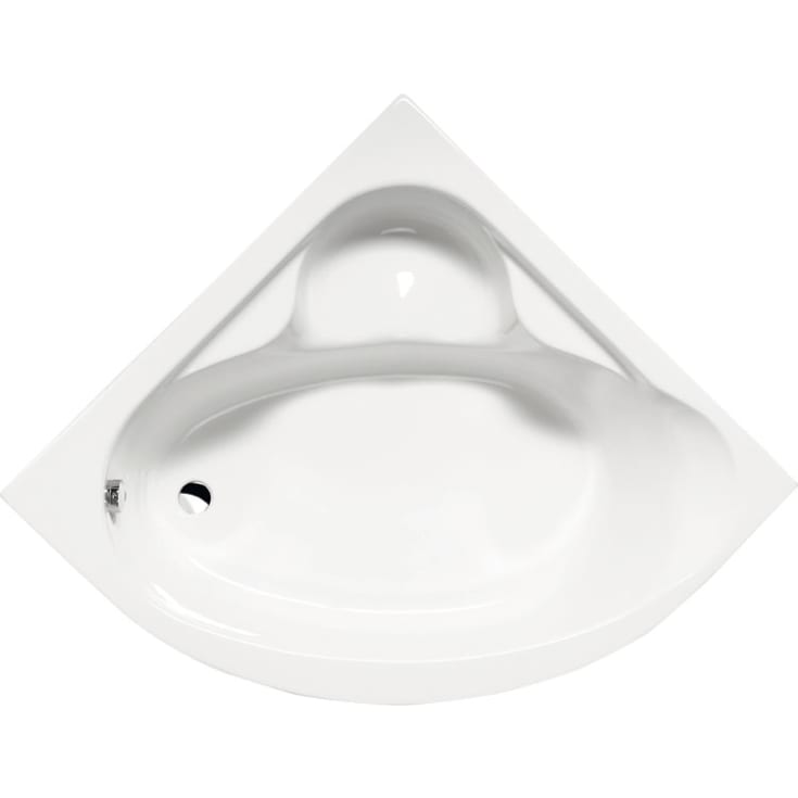 Royal Sarah badekar, 120x120 cm, hvid