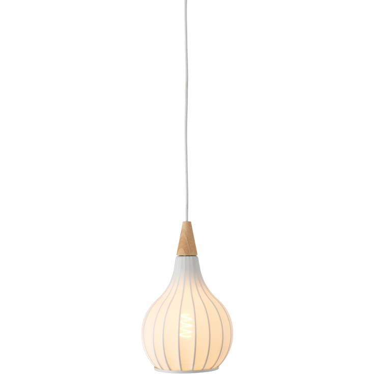 Halo Design Drops tekstil pendel Ø17 hvid