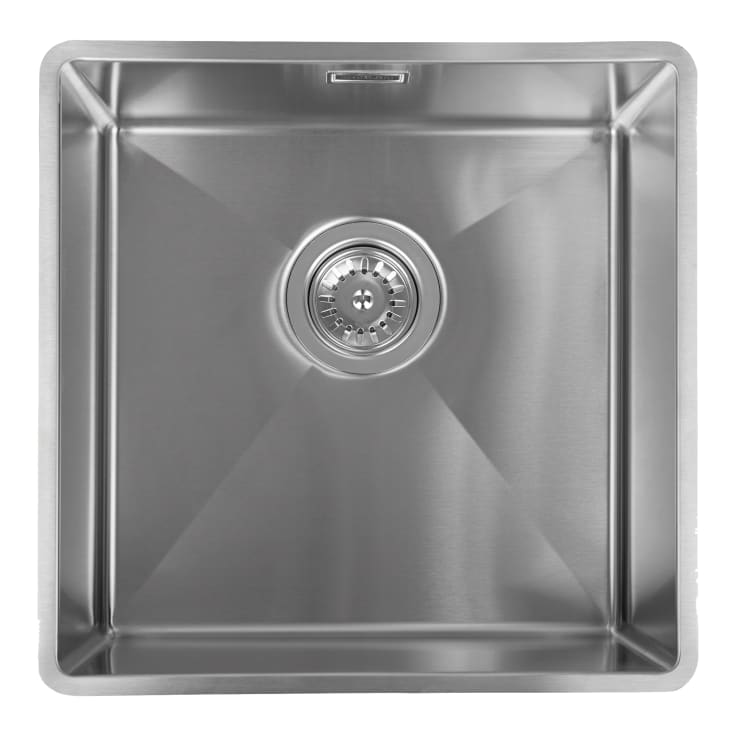 Secher Kolding 400 køkkenvask, 42,8x42,8 cm, rustfrit stål