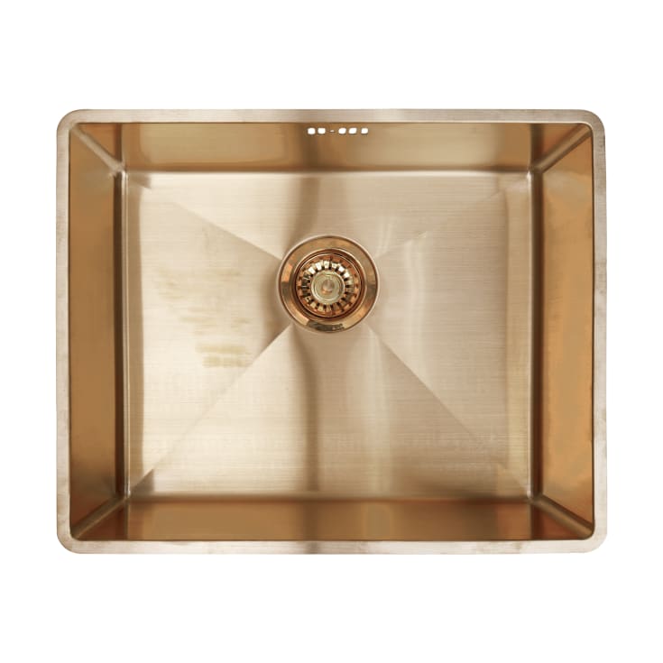Secher Odense 500 kjøkkenvask, 52,8x42,8 cm, messing
