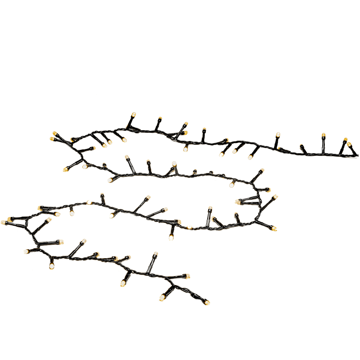 Konstsmide Cluster ljusslinga utomhus, 1000 varmvita ljus, 21,98 meter