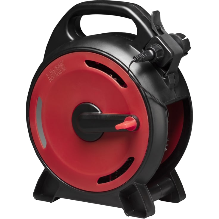 4 stk Konstsmide Cluster udendørs lyskæde på kabeltromle, 600 varm hvide lys, 13,18 meter