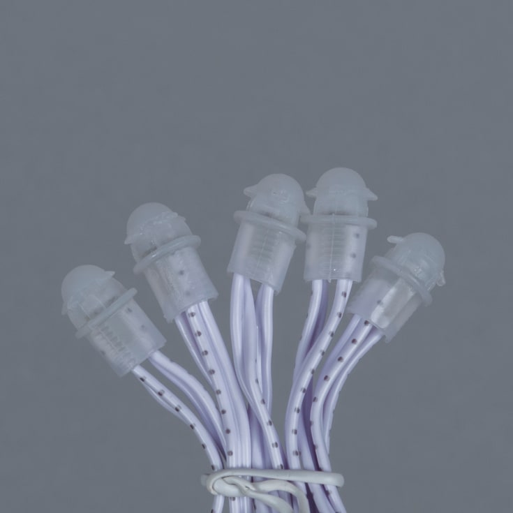 Konstsmide udendørs lyskæde, 100 varm hvide lys, 9,9 meter