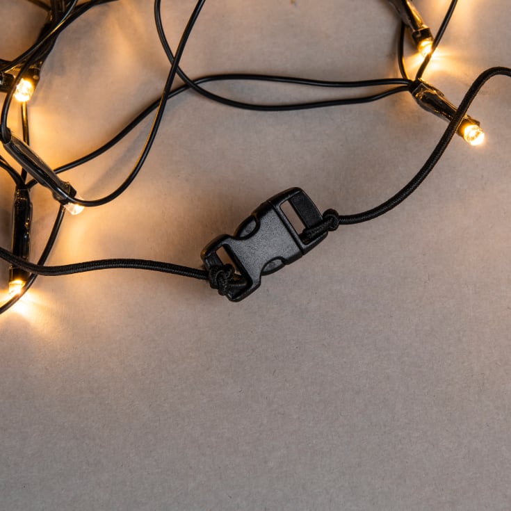 6 stk Konstsmide udendørs lysnet, 250 varm hvide lys, 100 x 250 cm