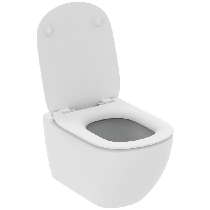 Ideal Standard Idealmood væghængt toilet, uden skyllekant, mat hvid