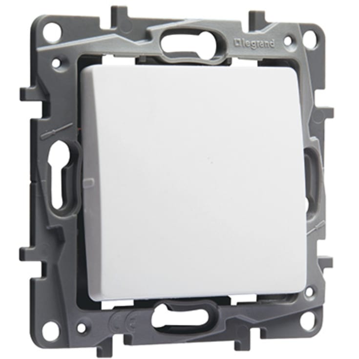 10 stk Niloé trykkontakt 6A hvid