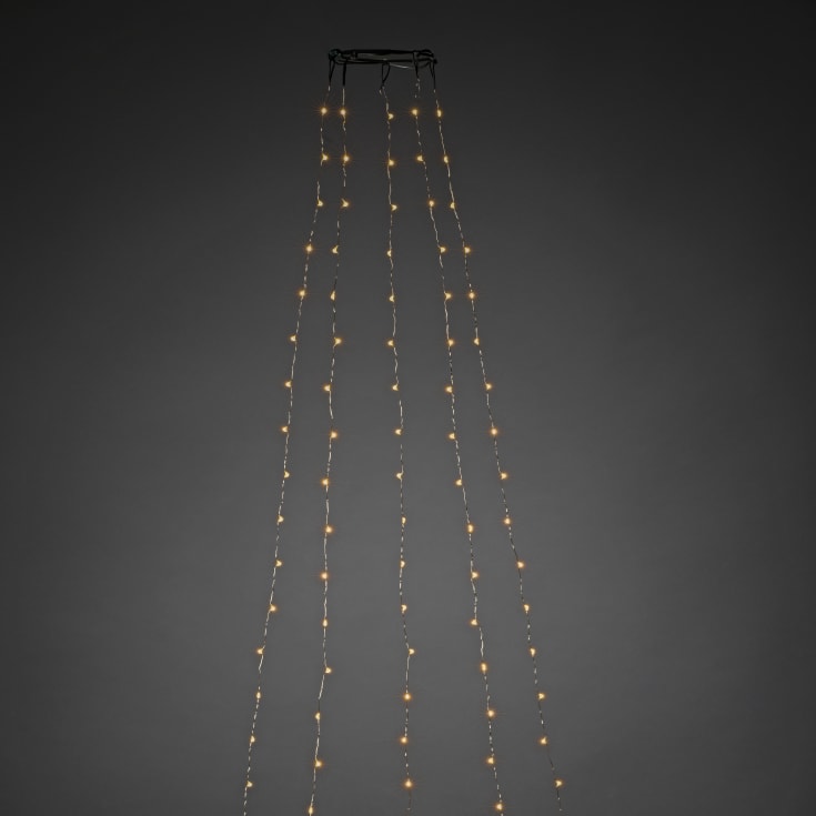 Konstsmide julgransslinga, 240 bärnstensfärgade ljus, 2,4 meter
