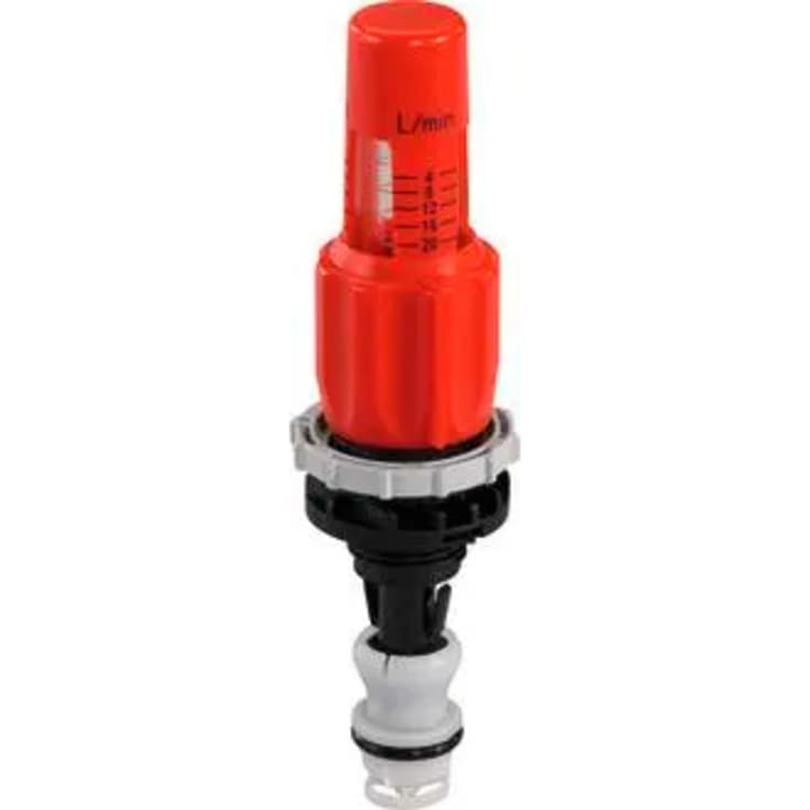 Uponor Vario Plus fremløbsventil med flowmåler, 4 liter/min