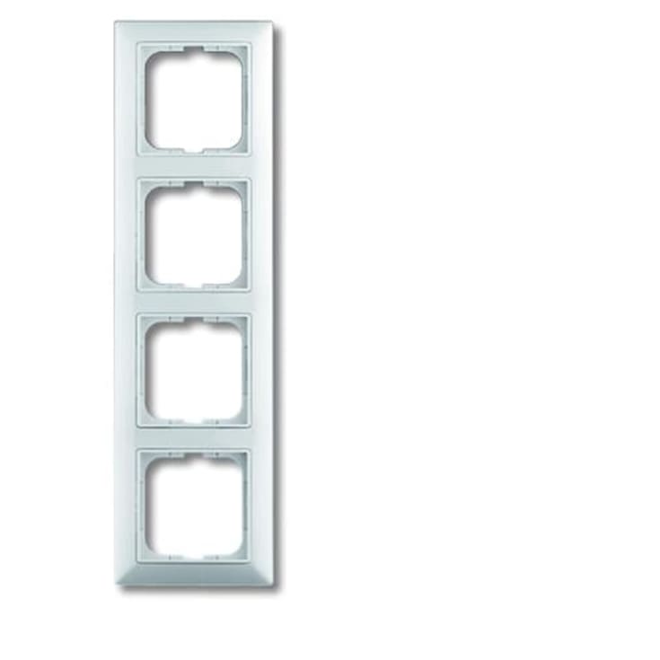 10 stk Basic55 Ramme 4 Moduler mat hvid