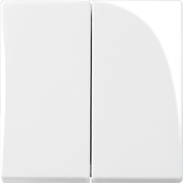 10 stk Basic55 Tangent til krone afbryder mat hvid