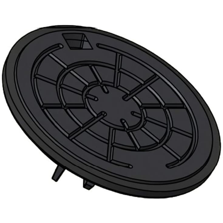 Ulefos 315 mm dæksel m/påstøbt pakn., uden lås, 40 t SG UTV31,5