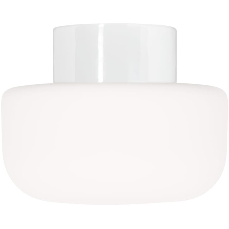 Ifö Electric Solenne loft-/væglampe, hvid, Ø21 cm