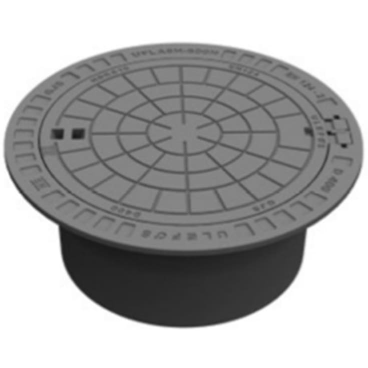 Ulefos 600 x 250 mm karm med hængslet dæksel, flydende, 40 t, SG