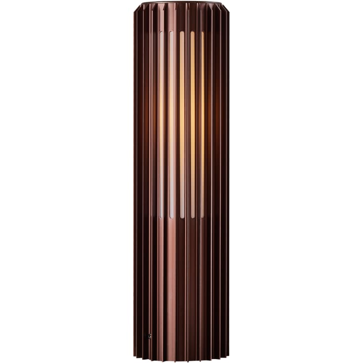 Nordlux Aludra trädgårdslampa, brun, 45 cm