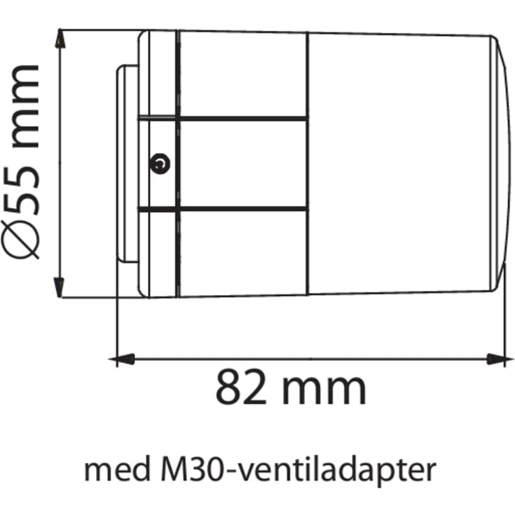 Danfoss Ally termostat, M30x1,5 mm