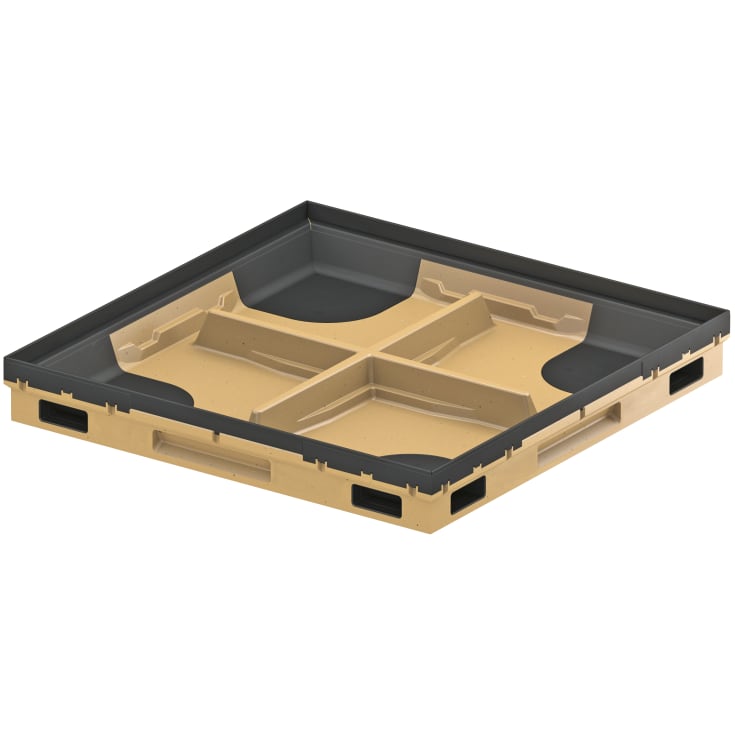 Aco Vario 2.0 Hybrid bundramme, 60x60 cm