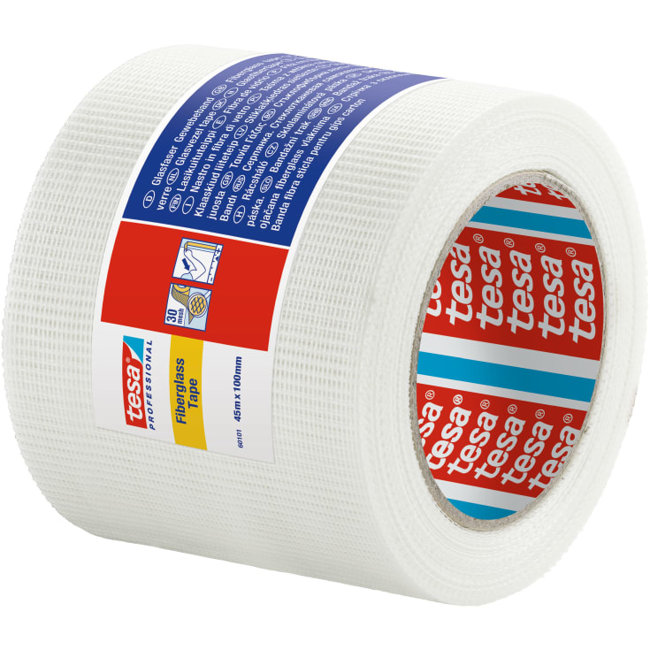 Tesa glasfibertape, 100 mm, 45 meter