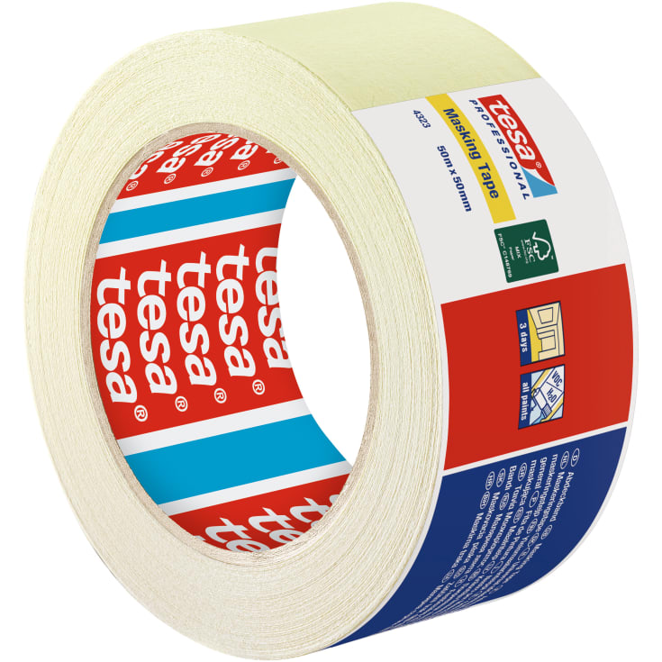 Tesa 4323 afdækningstape, 50 mm, 50 meter