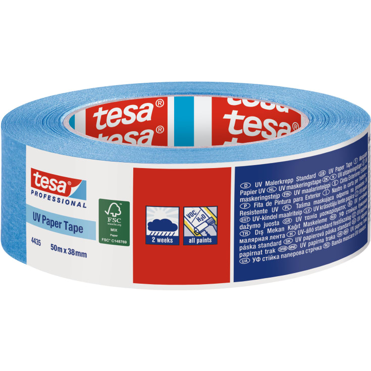 Tesa maskeringstape, 38 mm, 50 meter