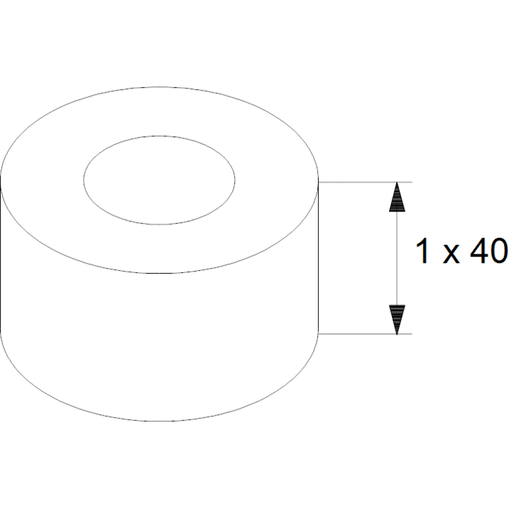 Grundfos adapterset DN UPE 50 x 40 mm