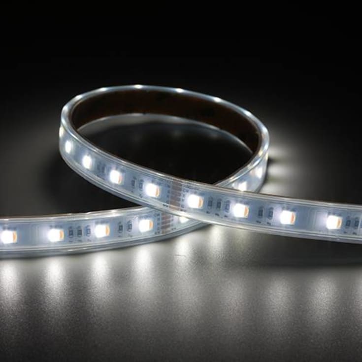 P-Cell 50M RGBTW Strip 24V IP65 18W 290lm/m b:12,5mm klip:100mm